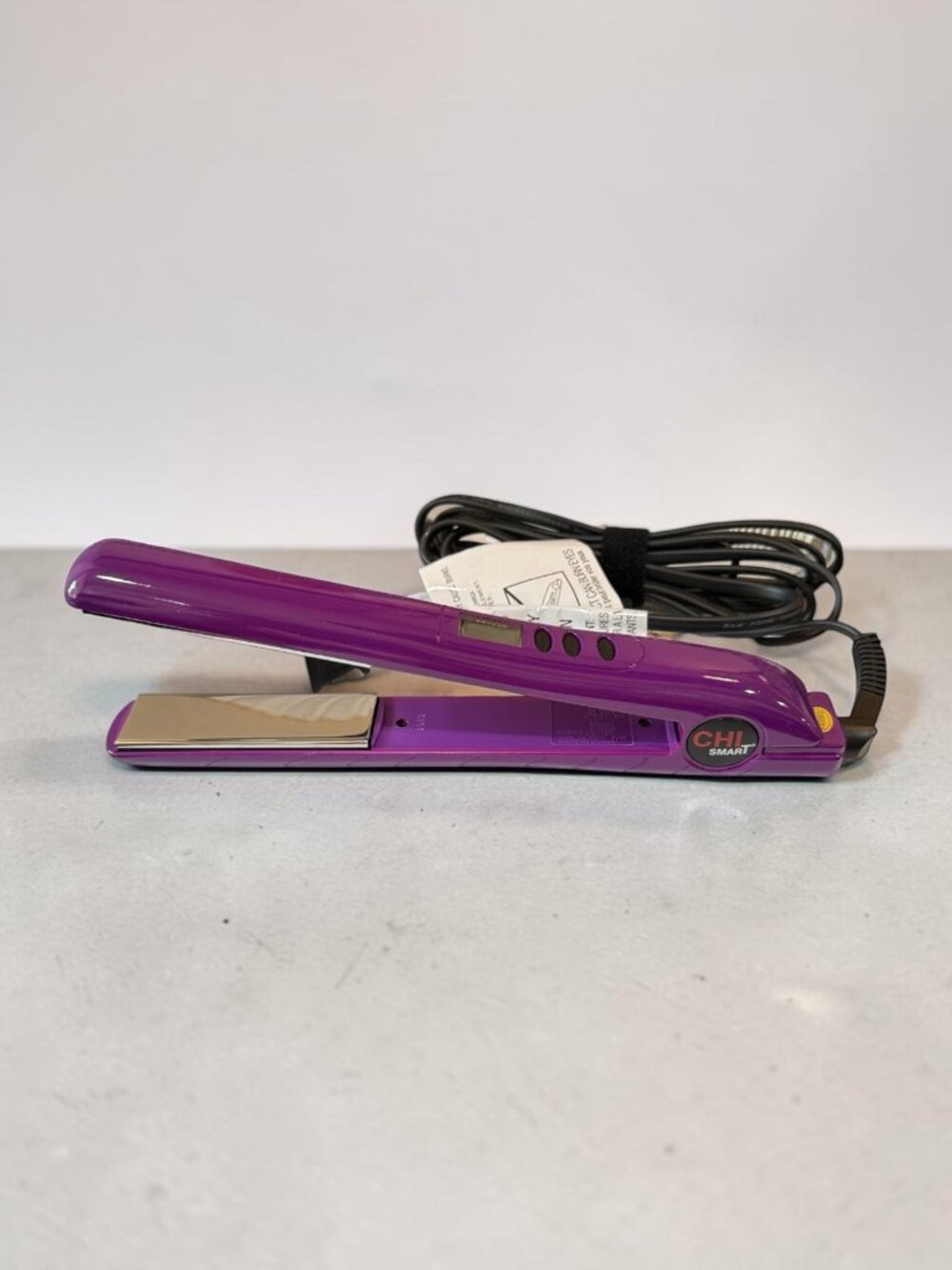 CHI Smart Titanium Ceramic Purple High Gloss 1" Hairstyling Iron - NEW